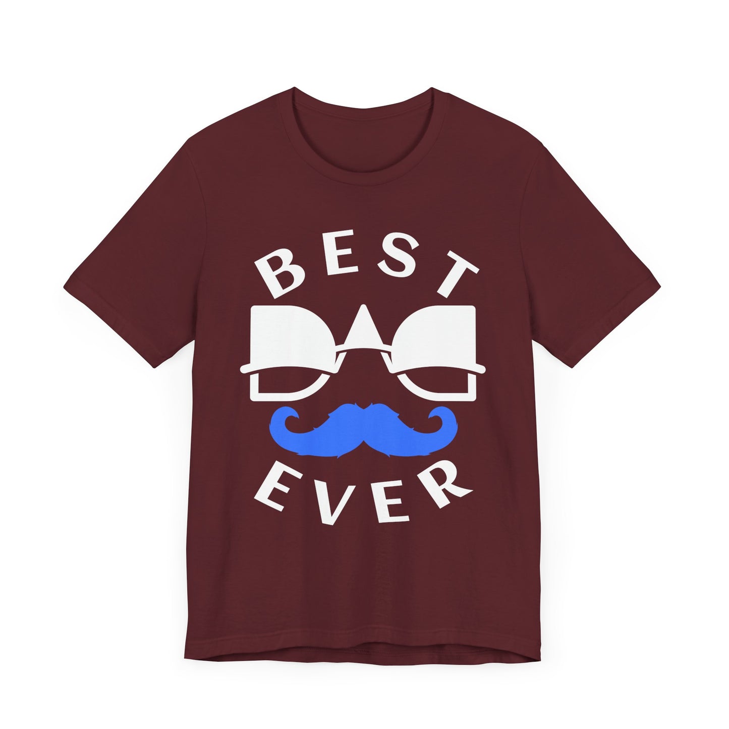 Funny Mustache Tee for Men, Perfect Gift for Dad, Birthday, Father's Day, Casual Wear, Unique Graphic T-Shirt