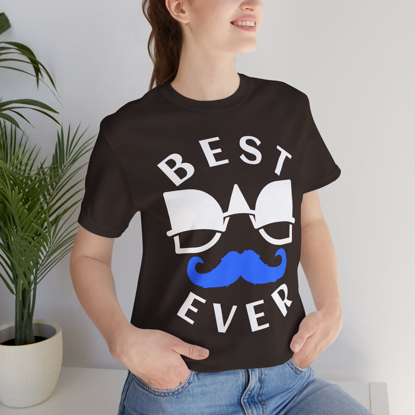 Funny Mustache Tee for Men, Perfect Gift for Dad, Birthday, Father's Day, Casual Wear, Unique Graphic T-Shirt