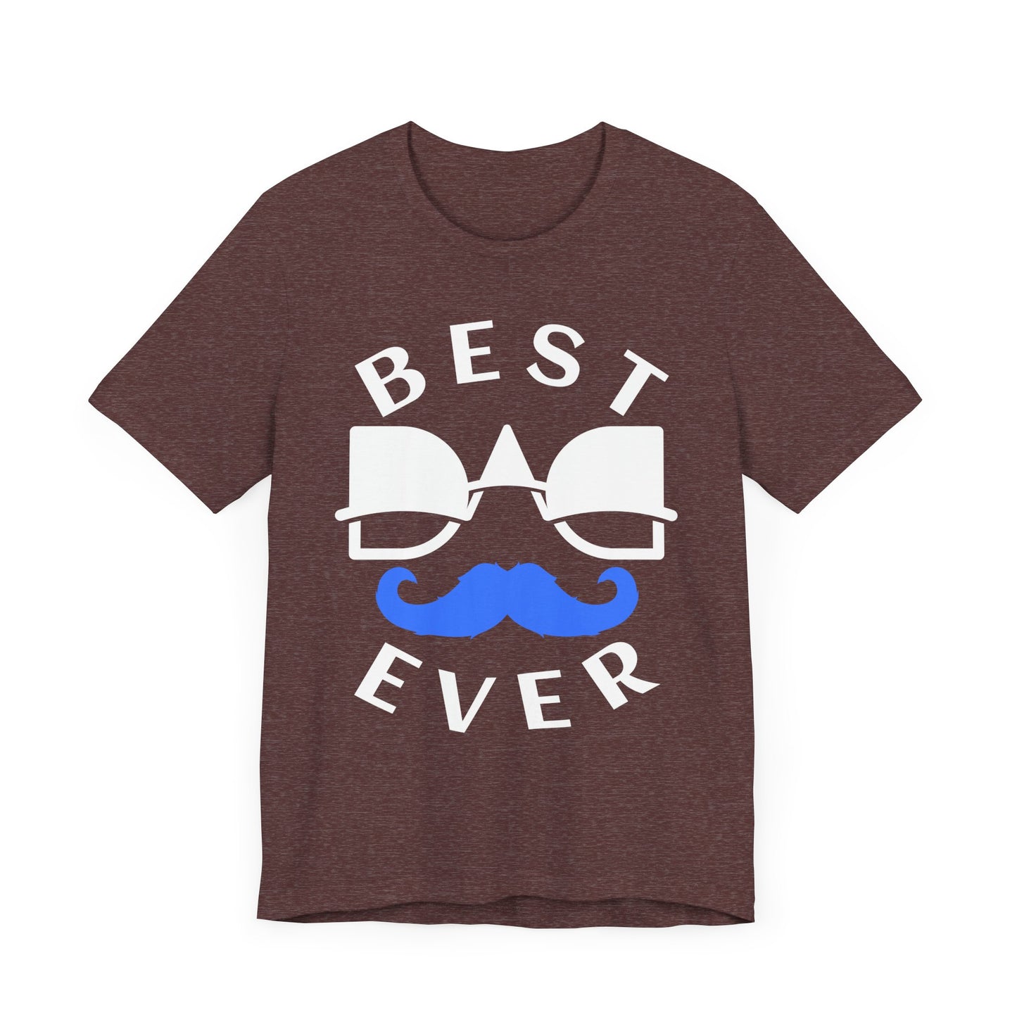 Funny Mustache Tee for Men, Perfect Gift for Dad, Birthday, Father's Day, Casual Wear, Unique Graphic T-Shirt