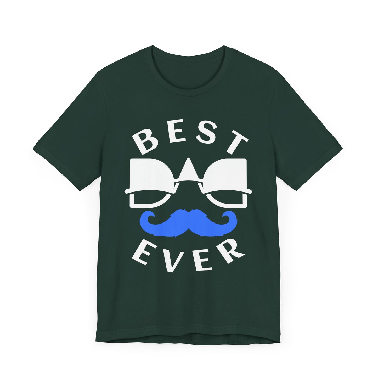 Funny Mustache Tee for Men, Perfect Gift for Dad, Birthday, Father's Day, Casual Wear, Unique Graphic T-Shirt