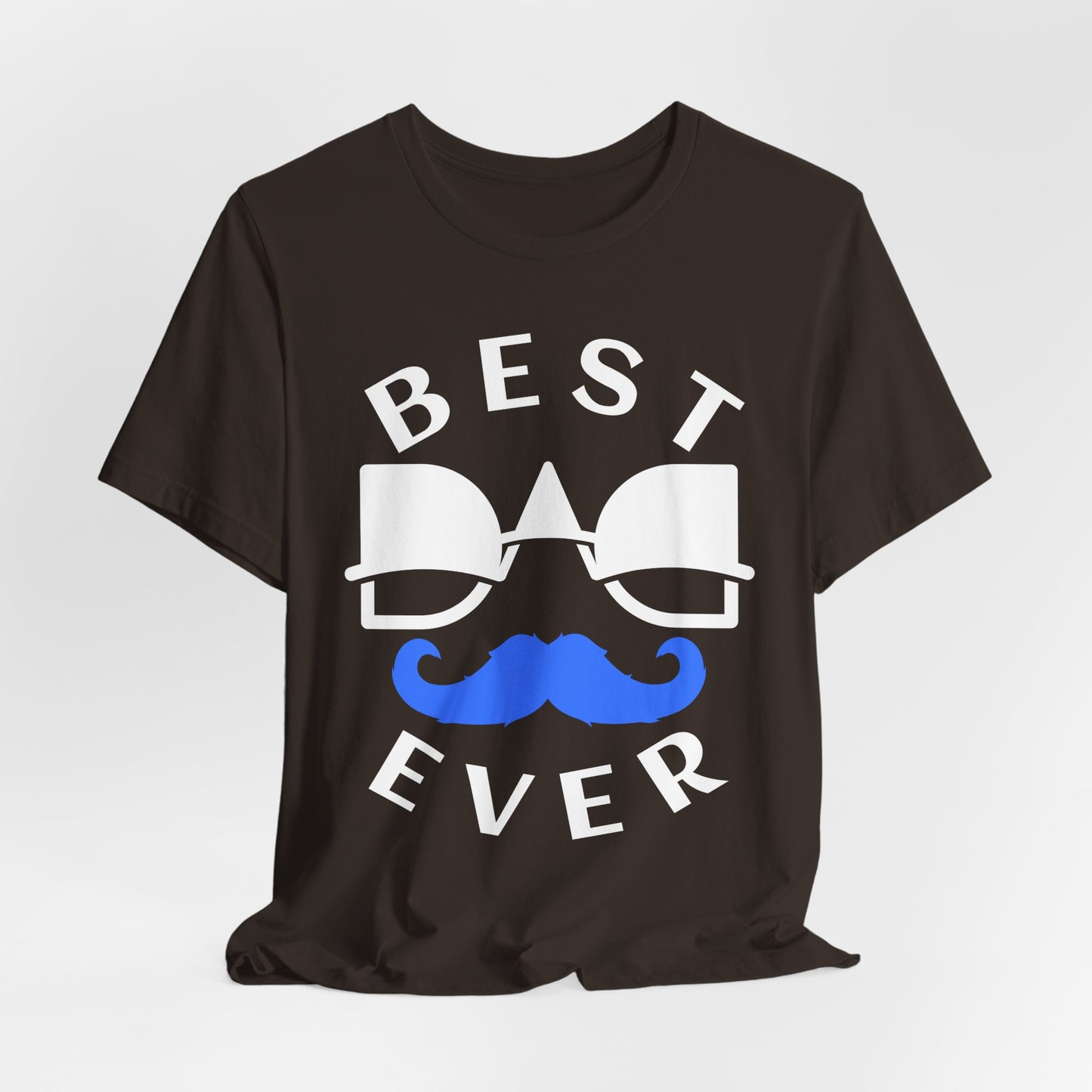 Funny Mustache Tee for Men, Perfect Gift for Dad, Birthday, Father's Day, Casual Wear, Unique Graphic T-Shirt