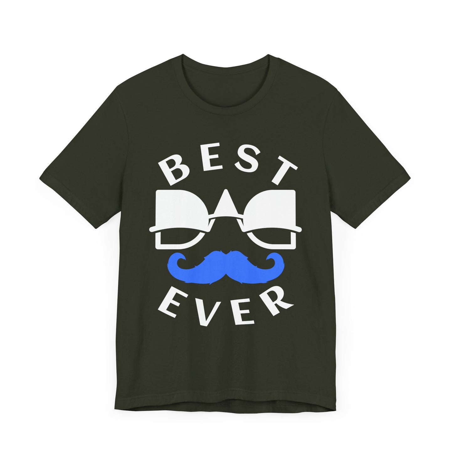 Funny Mustache Tee for Men, Perfect Gift for Dad, Birthday, Father's Day, Casual Wear, Unique Graphic T-Shirt