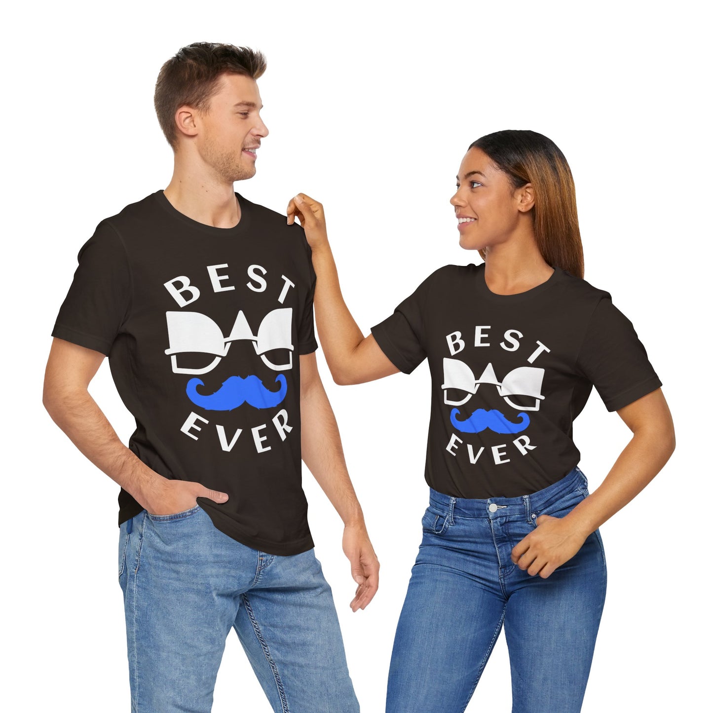 Funny Mustache Tee for Men, Perfect Gift for Dad, Birthday, Father's Day, Casual Wear, Unique Graphic T-Shirt